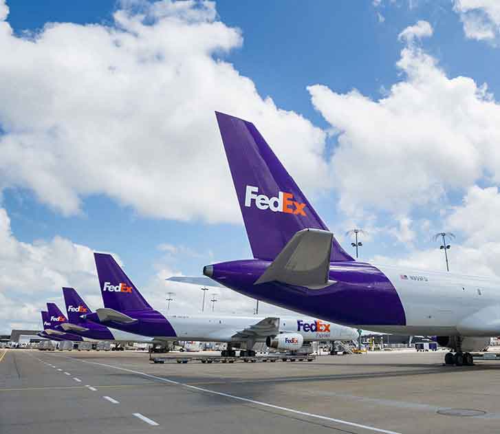 FedEx Jet on the runway